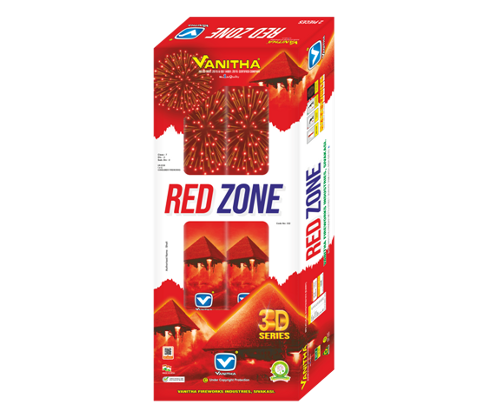 5 " RED ZONE (2 Pcs)